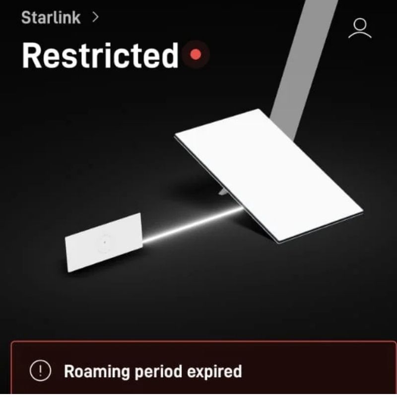 Levée instantanée de l'itinérance Starlink